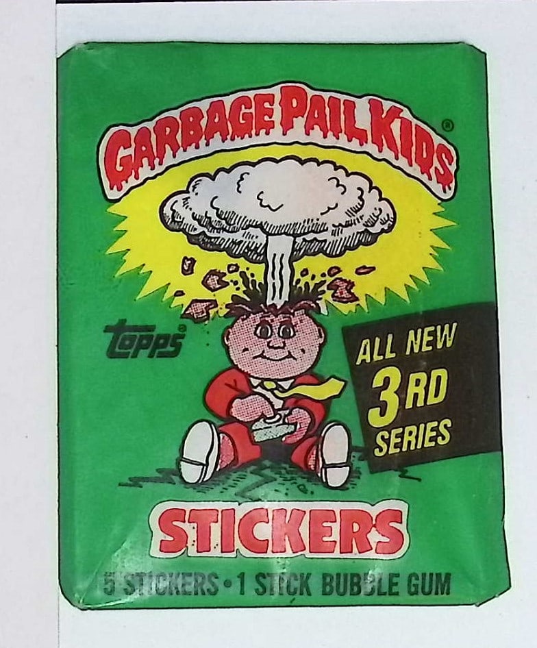 1986 Topps Vintage Garbage Pail Kids Retail Box Wax Pack - 3rd Series (1 of 1)