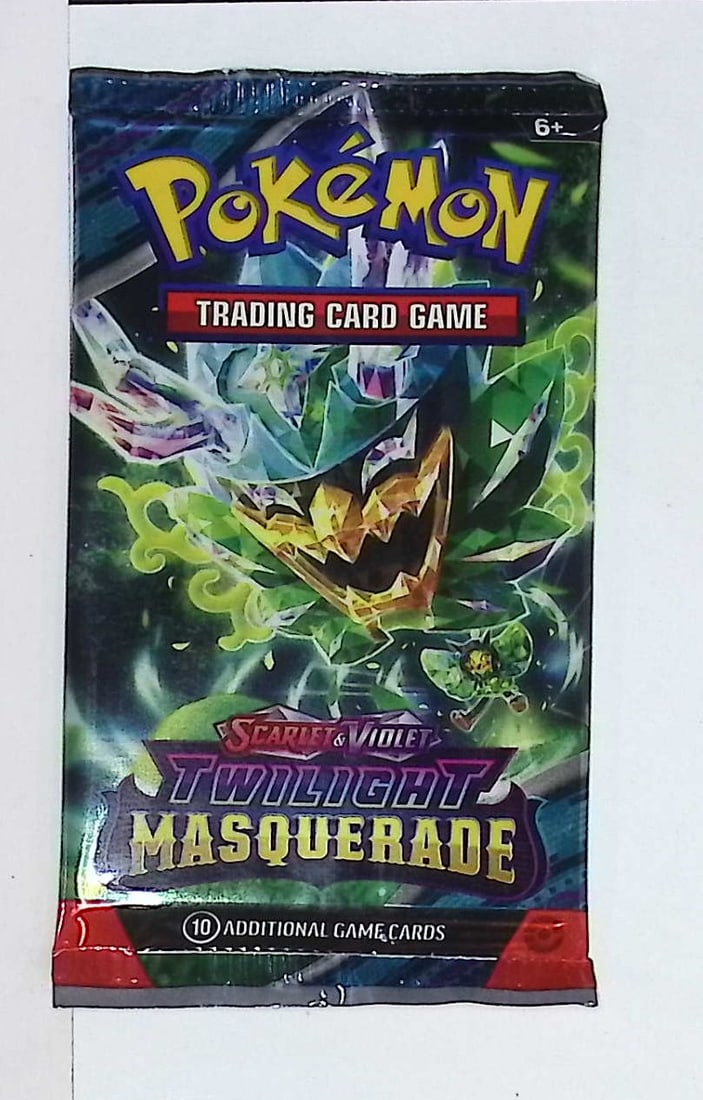2024 Pokemon Scarlet & Violet Twilight Masquerade 10 Card Booster Pack Charizard (1 of 1)