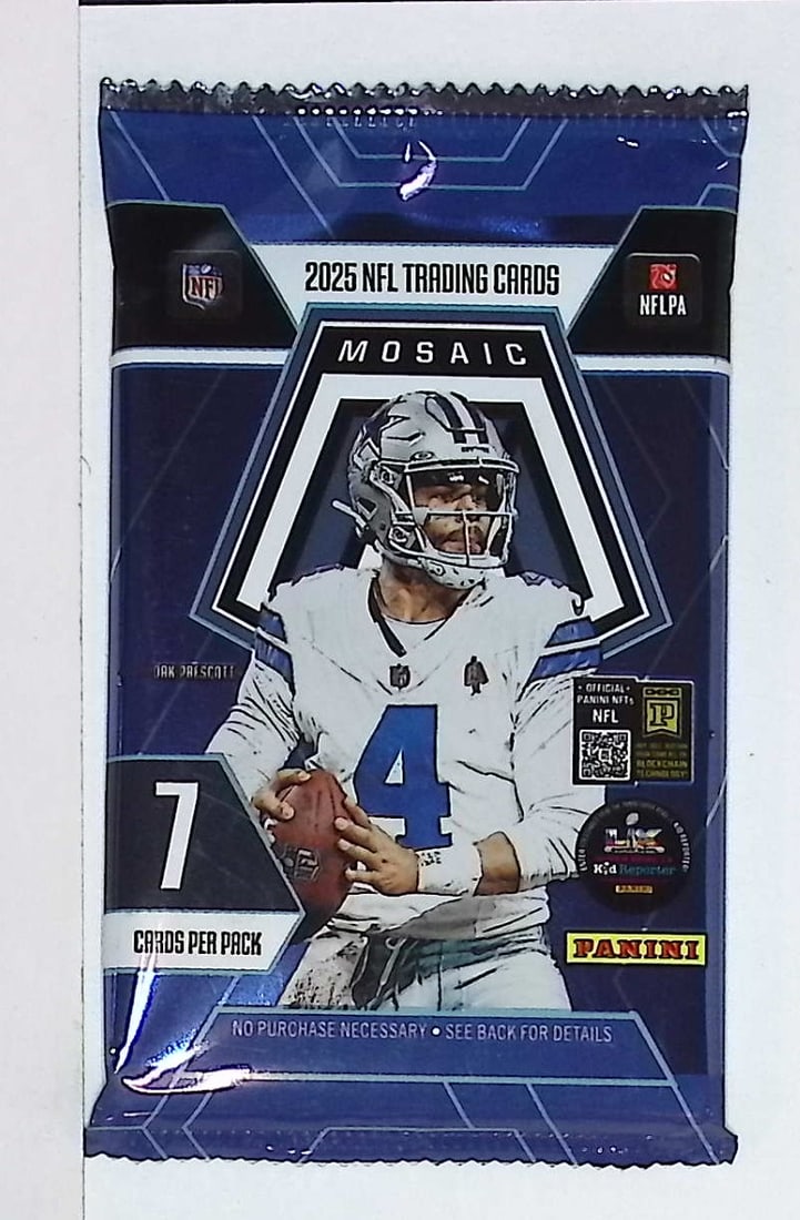 2025 Panini Mosaic Football MEGA BOX PACK - Cam Ward, Emeka Egbuka, Ashton Jeanty, Travis Hunter,: Panini Football NFL Trading & Sports Cards, Rookie Cards in this set are Ja' Marr Chase, Trevor Lawrence, Devonta Smith, Jaylen Waddle, Travis Etienne, Justin Fields, Sports Cards for Sale Near Me, Au