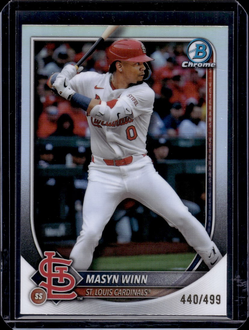 Masyn Winn Rookie Card Refractor /499 2024 Bowman Chrome #64 (1 of 2)