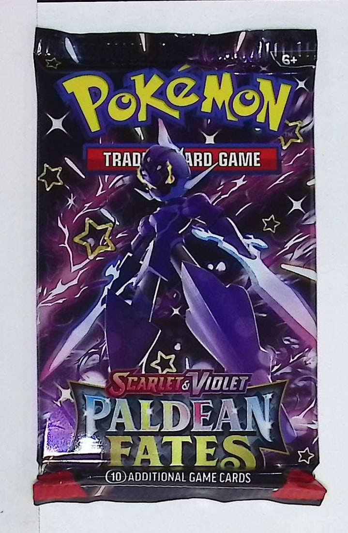 2023 Pokemon Scarlet & Violet Paldean Fates 10 Card TCG Booster Pack Charizard (1 of 1)