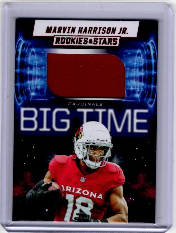 Marvin Harrison Jr. Big Time Patch 2025 Rookies & Stars #BT-MHJ Arizona Cardinals (1 of 2)