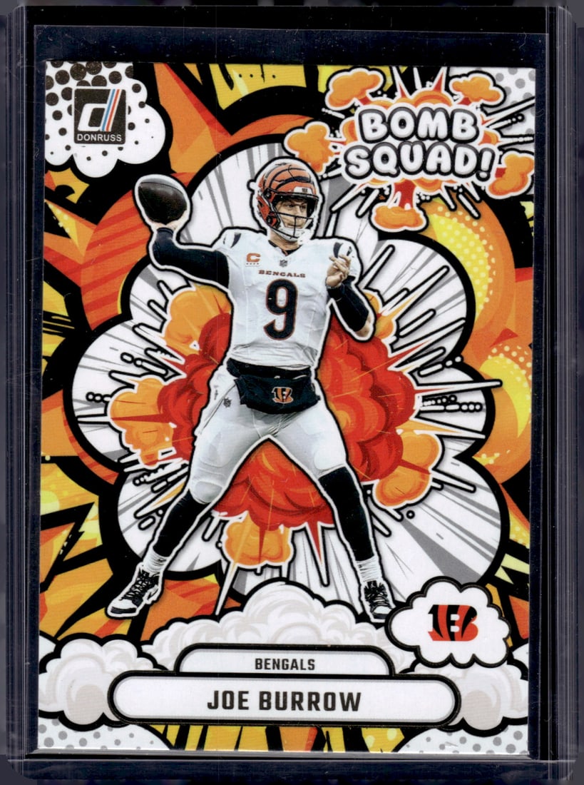 Joe Burrow Bomb Squad 2024 Donruss #BS-JBW Cincinnati Bengals (1 of 2)