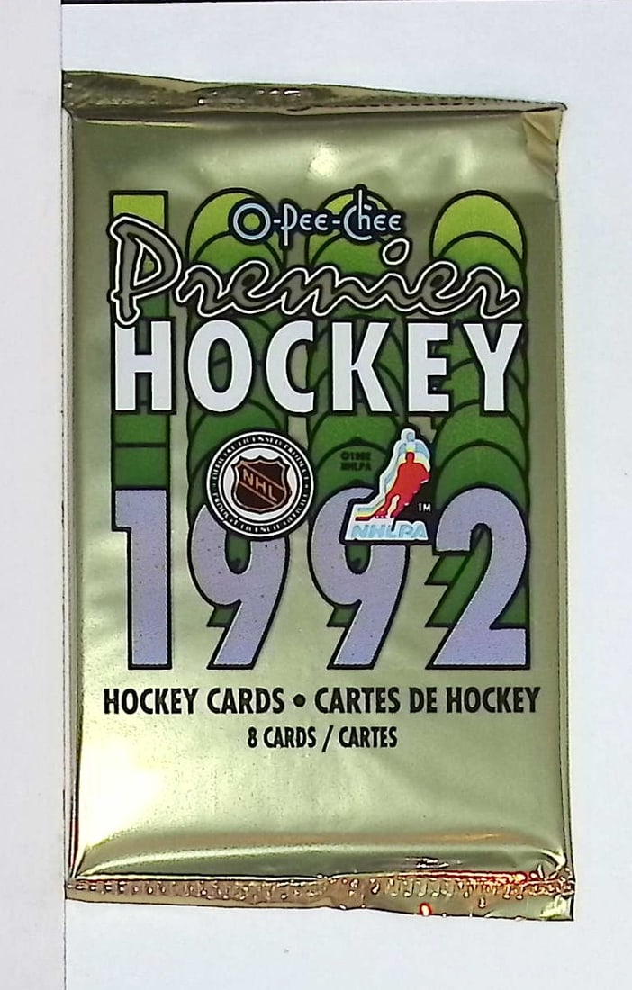 1992 O Pee Chee Premier Hockey Card Retail Box Pack - Wayne Gretzky (1 of 1)