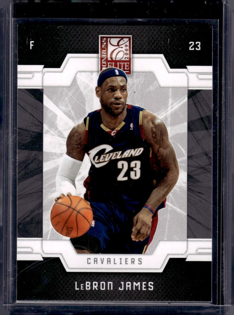 LeBron James 2009-10 Donruss Elite #16 Cleveland Cavaliers (1 of 2)