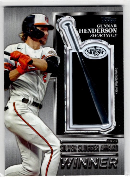 Gunnar Henderson Silver Slugger Commemorative Patch /299 2024 Topps #SS-GH Orioles (1 of 2)