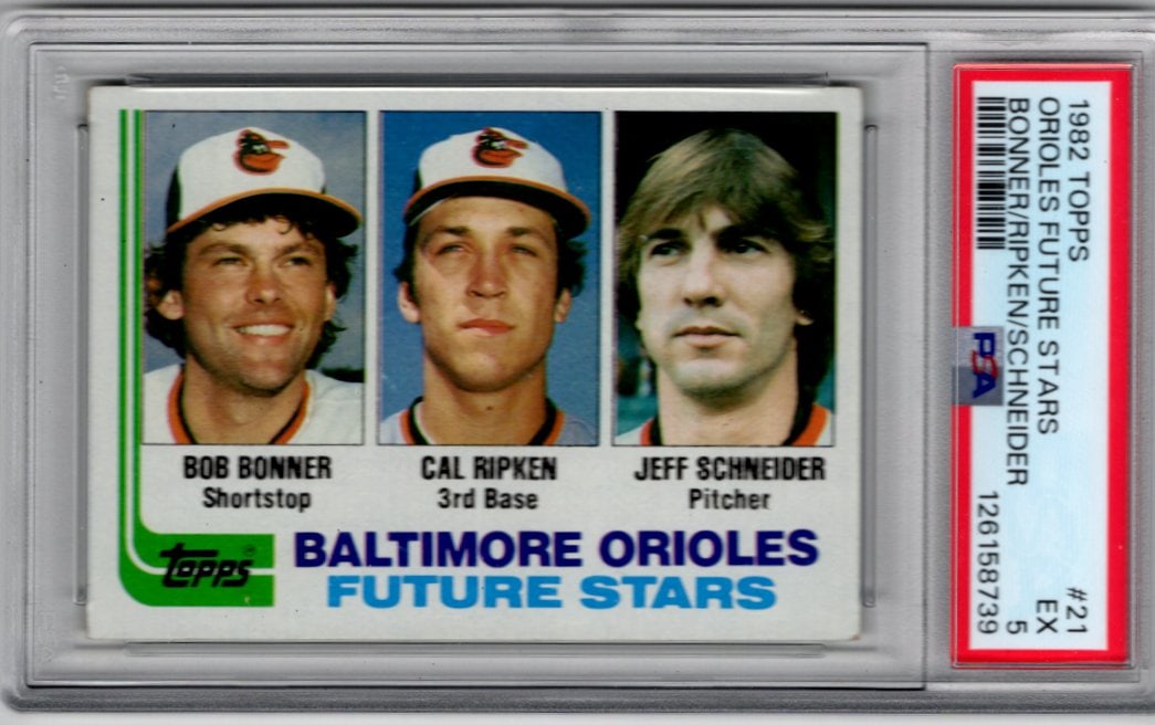 Orioles Future Stars Cal Ripken 1982 Topps #21 PSA 5 (1 of 2)