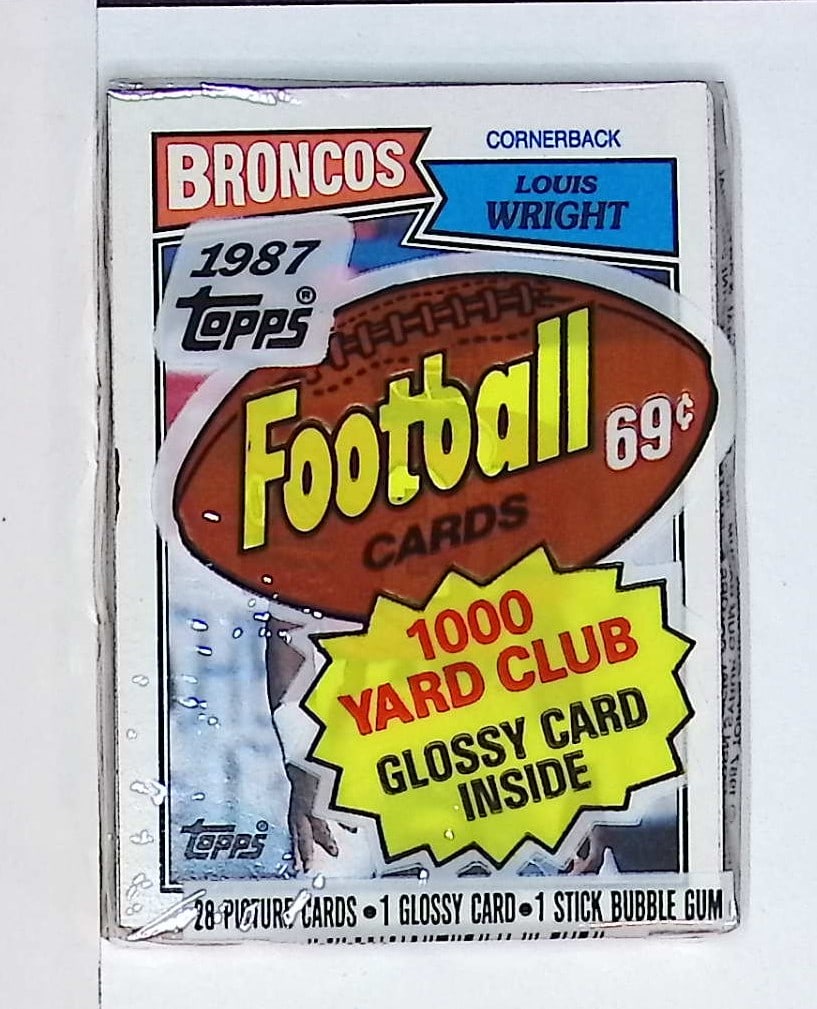 1987 Topps Series 1 Football Retail Box Cello Pack (1 of 1)