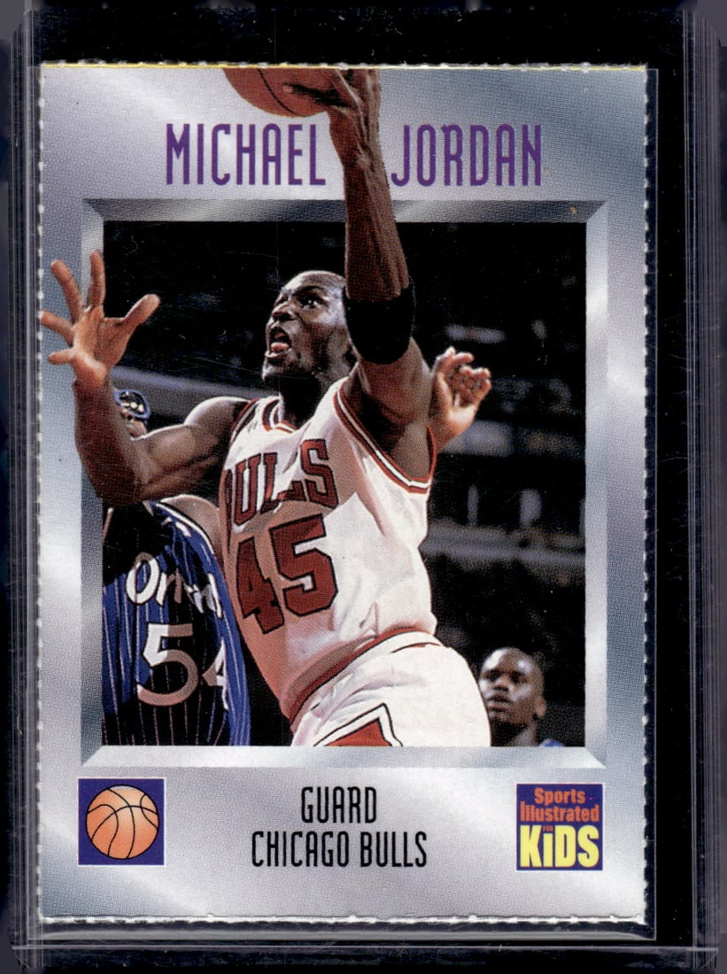 Michael Jordan 1995 Sports Illustrated Kids Series 2 #374 Chicago Bulls (1 of 2)