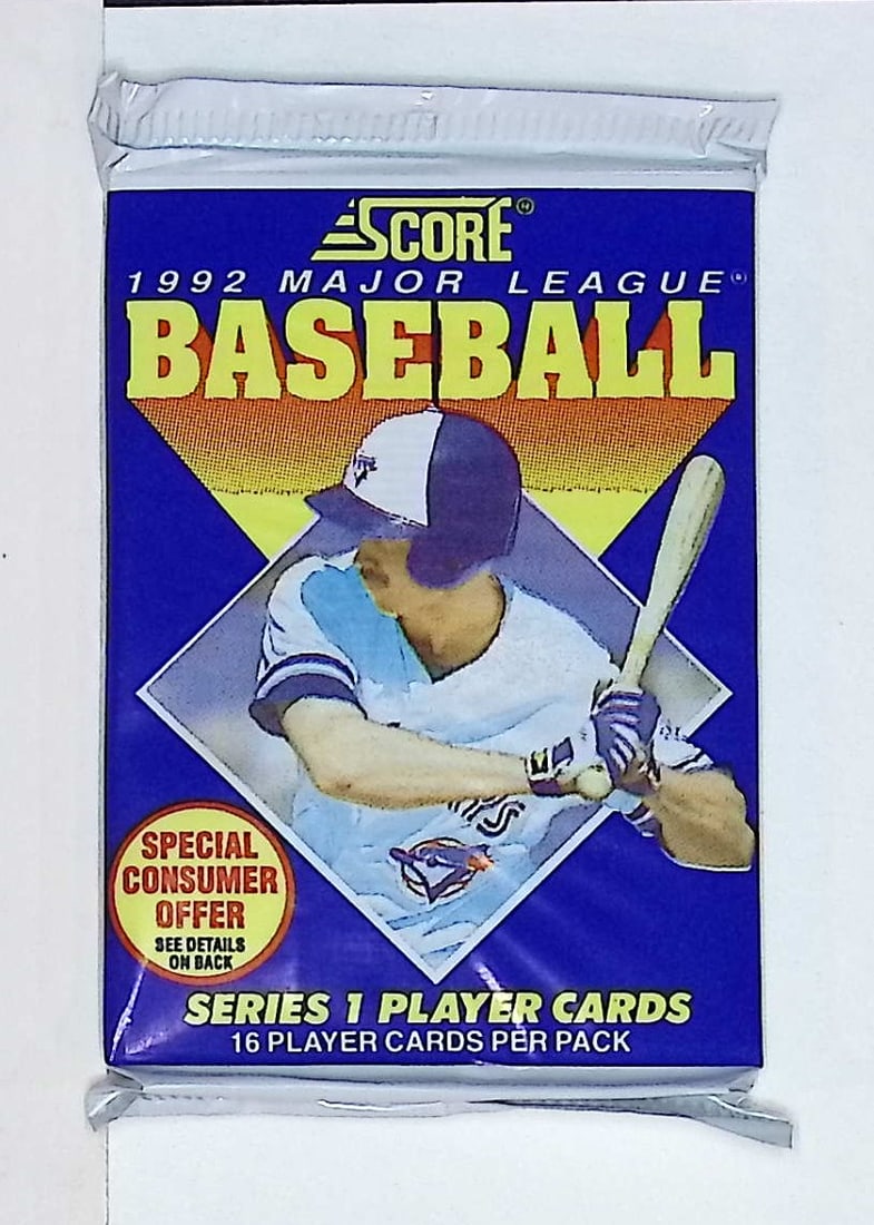 1992 Score Series 1 Vintage Baseball Cards Retail Box Pack, Sports Cards (1 of 1)
