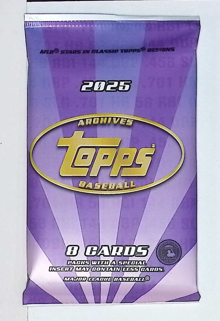 2025 Topps ARCHIVES Baseball BLASTER BOX PACK - MLB Trading Cards (1 of 1)