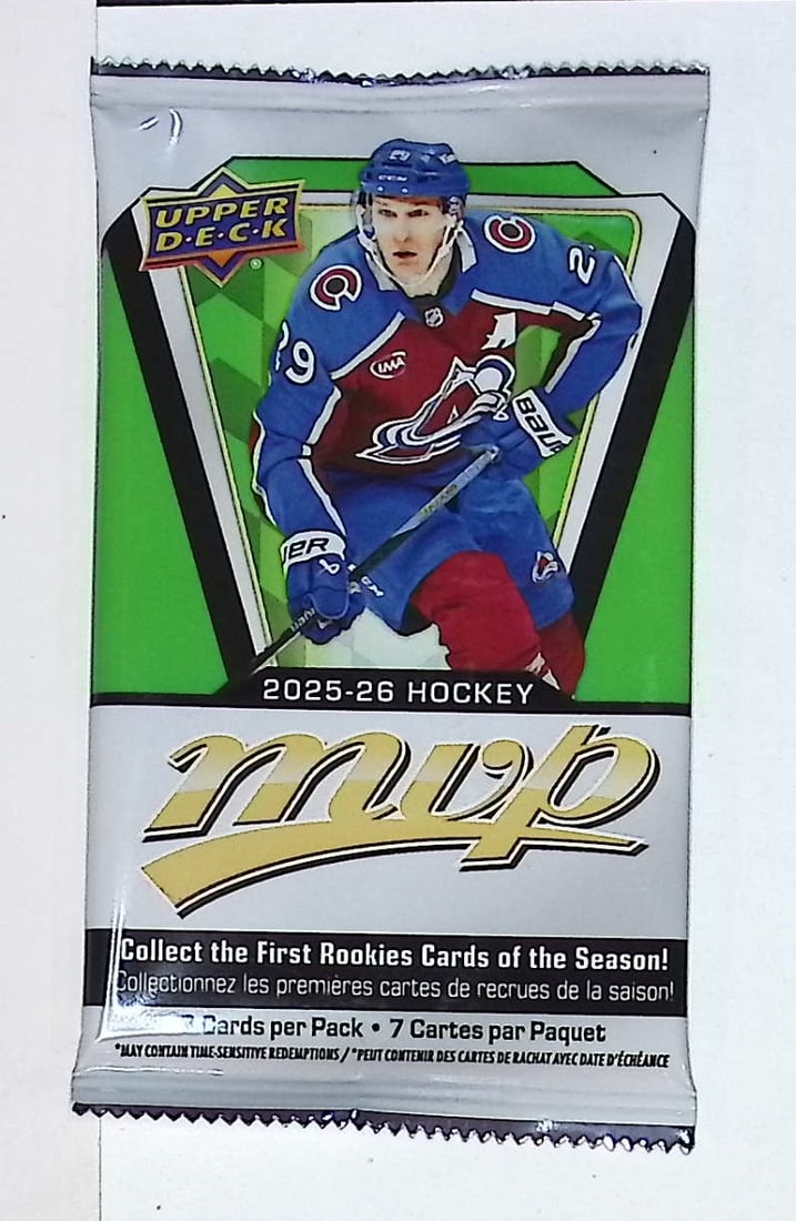 2025-26 Upper Deck MVP Hockey Blaster Box Pack - NHL Sports Trading Card (1 of 1)