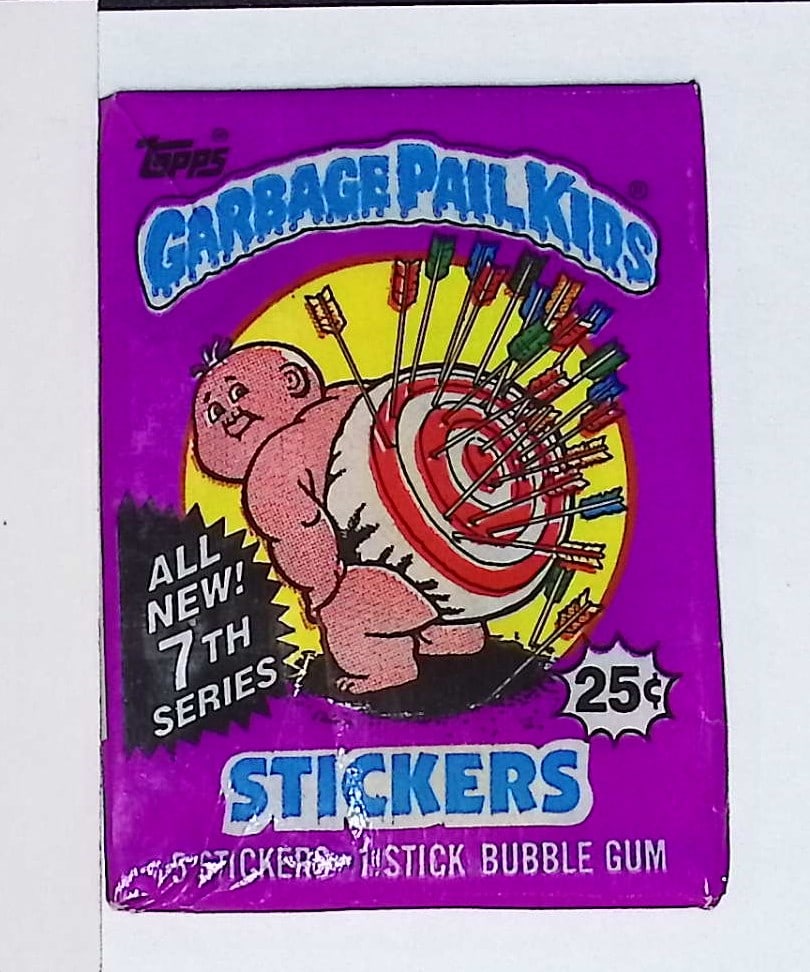1987 Topps Vintage Garbage Pail Kids Retail Box Wax Pack - 7th Series (1 of 1)