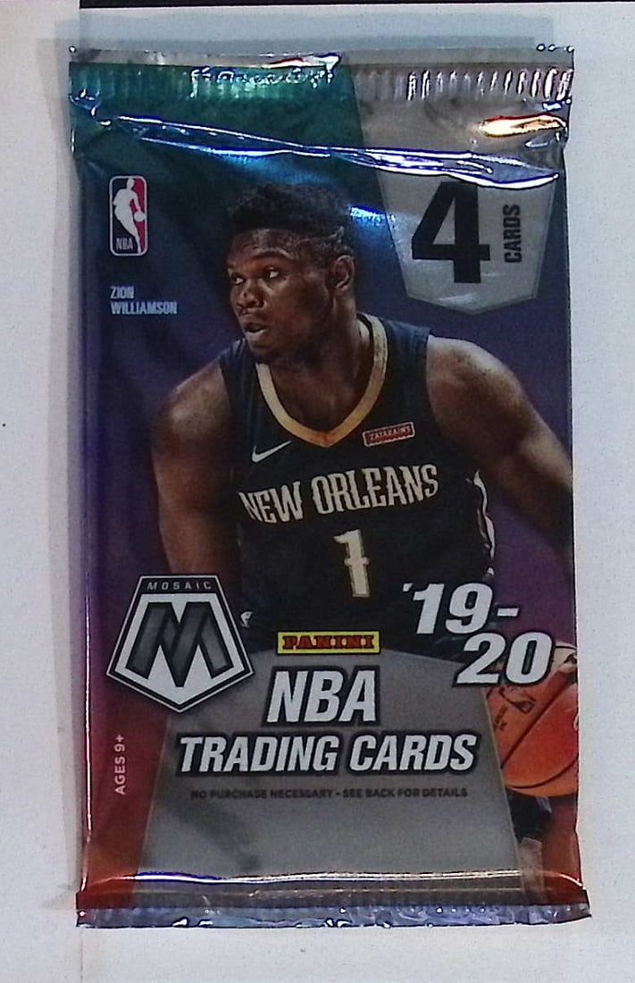 2019-20 Panini Mosaic Basketball Blaster Box Pack - RC's: Zion Williamson & Ja Morant (1 of 1)
