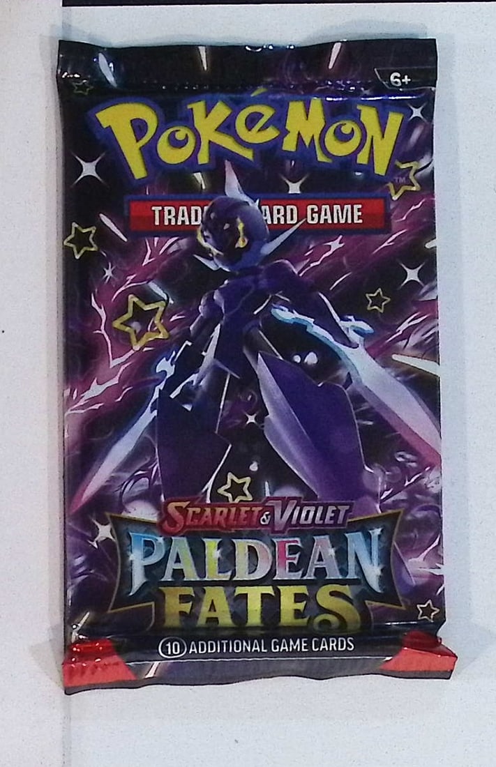 2023 Pokemon Scarlet & Violet Paldean Fates 10 Card TCG Booster Pack Charizard (1 of 1)