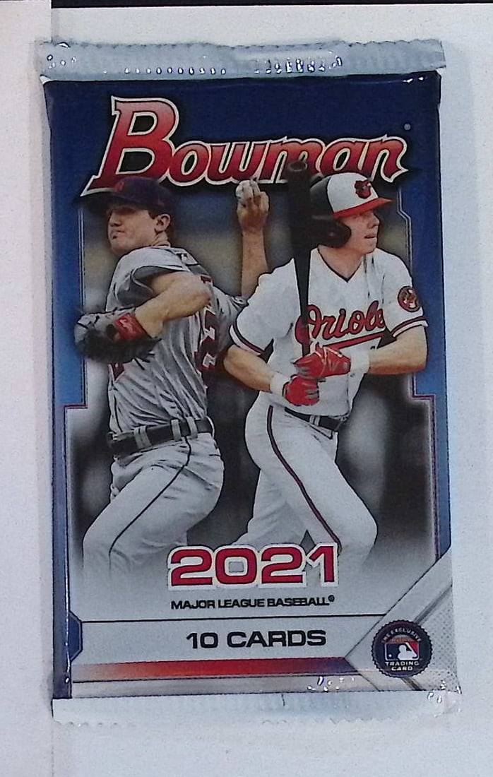 2021 Bowman Baseball Cards Mega Box Pack, Sports Cards, MLB Prospect Cards (1 of 1)