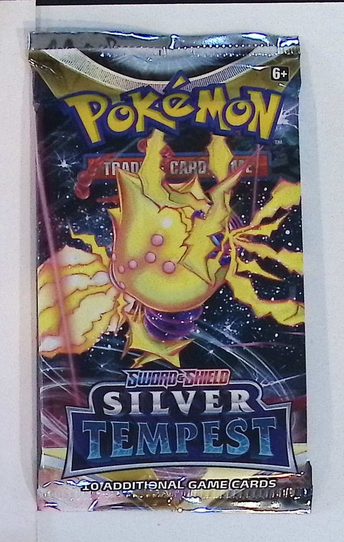 2022 Pokemon Sword & Shield Silver Tempest 10 Card Booster Pack TCG Charizard Pikachu Holo Rare (1 of 1)