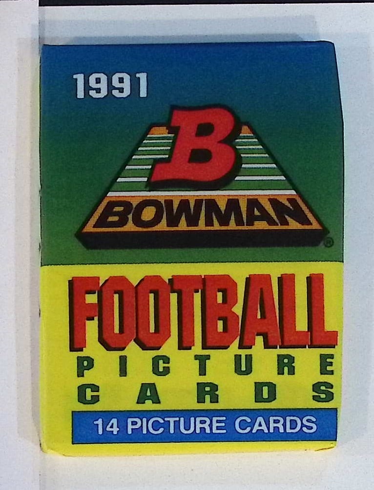 1991 Bowman Vintage Football Card Retail Box Wax Pack - Emmitt Smith Rookie Card (1 of 1)