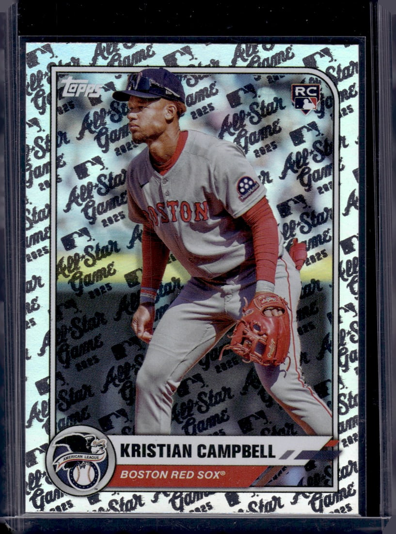 Kristian Campbell Rookie Card All-Star Game Foil 2025 Topps #41 Boston Red Sox (1 of 2)