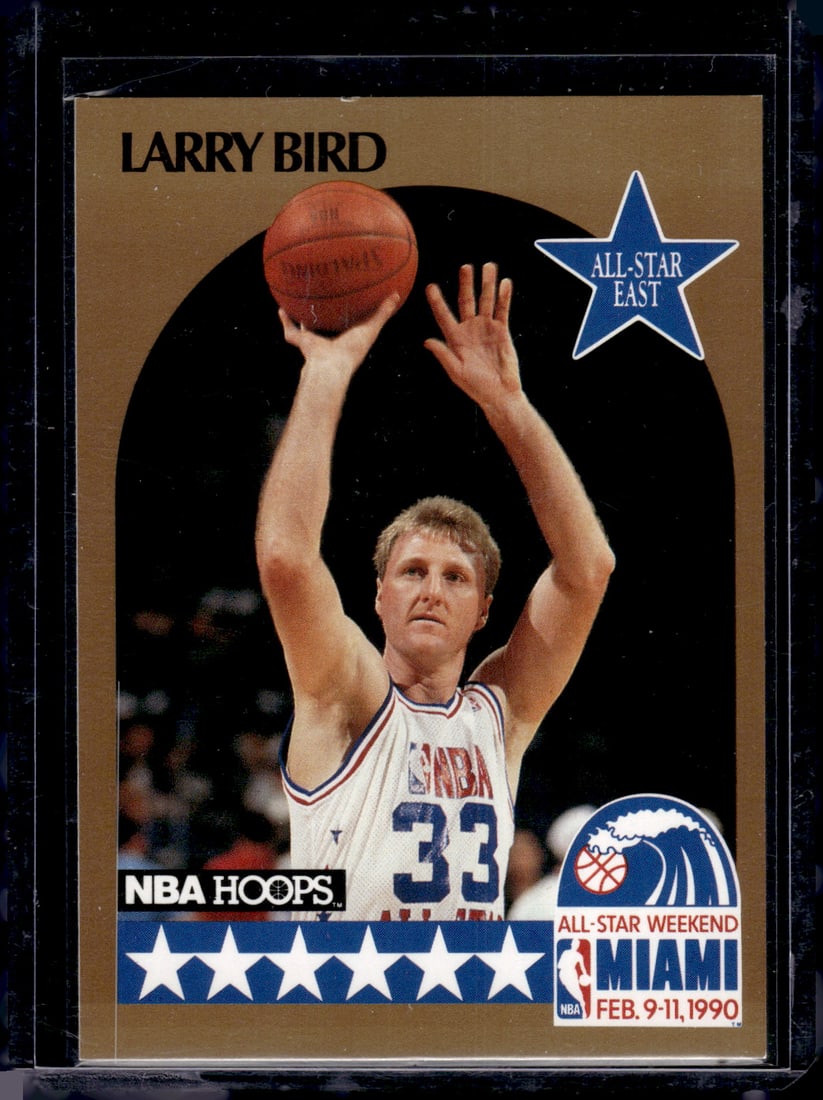 Larry Bird 1990-91 NBA Hoops #2 Boston Celtics (1 of 2)