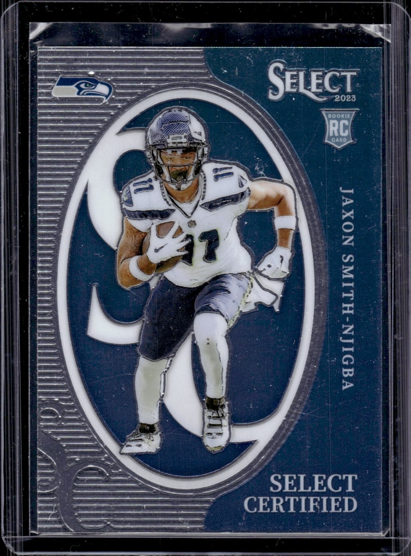 Jaxon Smith-Njigba Rookie Card Select Certified 2023 Select #CRO-JSN Seahawks (1 of 2)