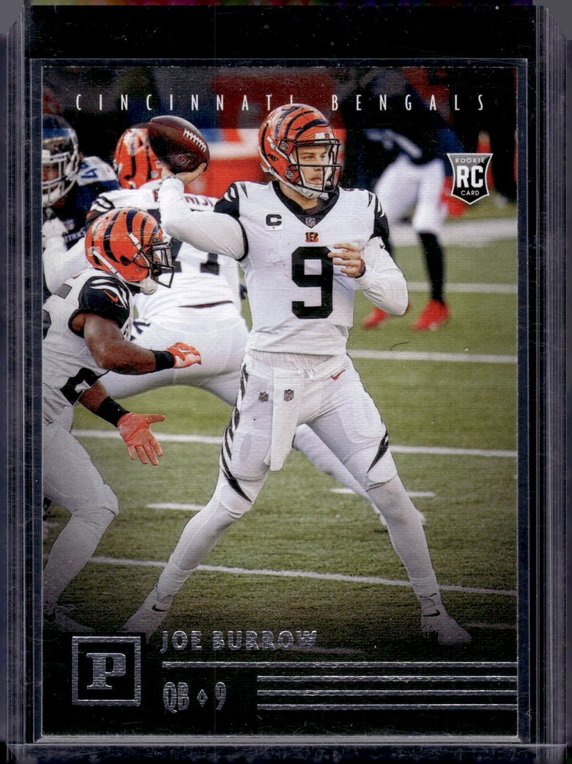Joe Burrow Rookie Card 2020 Chronicles Panini #PA-1 Cincinnati Benglas (1 of 2)