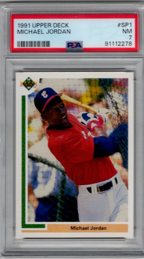 Michael Jordan 1991 Upper Deck #SP1 PSA 7 White Sox (1 of 2)