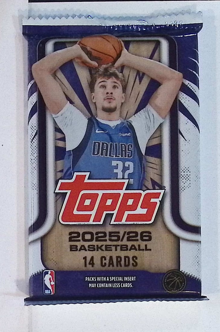 2025-26 Topps Basketball Card MEGA BOX PACK - RC'S: Cooper Flagg, Kon Kneuppel, VJ Edgecombe (1 of 1)