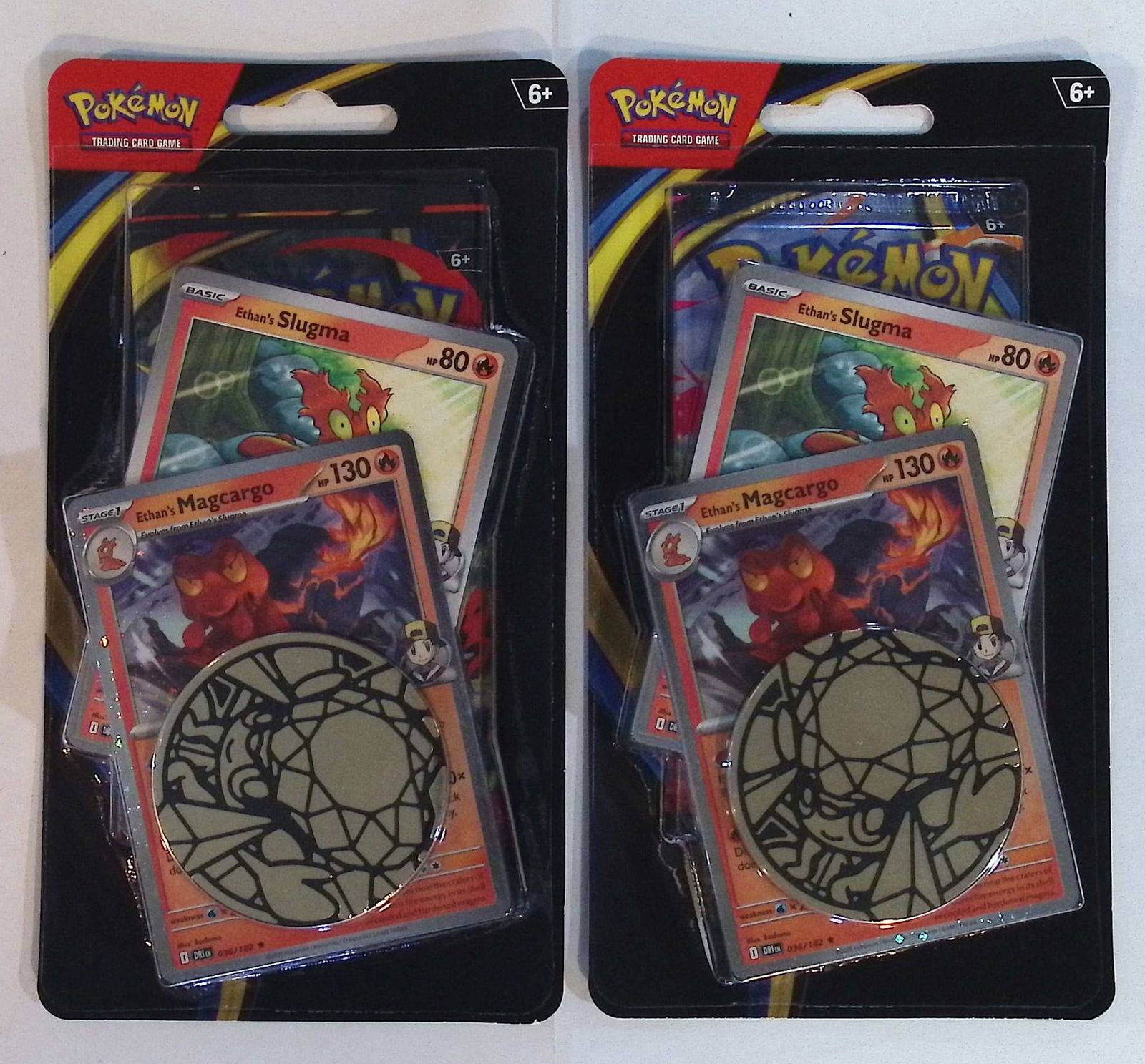 2 COUNT: Pokemon Mega Evolutions Phantasmal Flames Single Booster Blister Hanger w/ 1 Coin & 2 Promo (1 of 1)