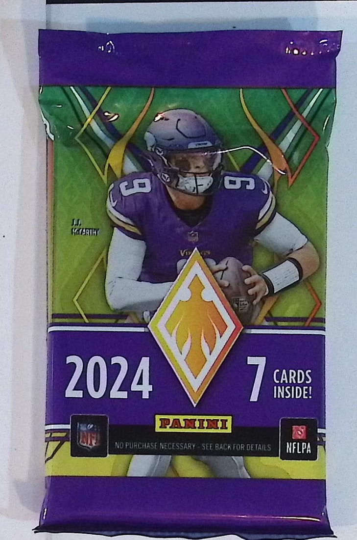 2024 Panini Phoenix Football Cards MEGA BOX PACK, Sports Cards,Jayden Daniels: Panini Rookie Football NFL Trading & Sports Cards, Rookie Cards in This Set are Jayden Daniels, Bo Nix, Drake Maye, Marvin Harrison, Jr, JJ McCarthy, Football & Sports Cards for Sale Near Me, Silver,