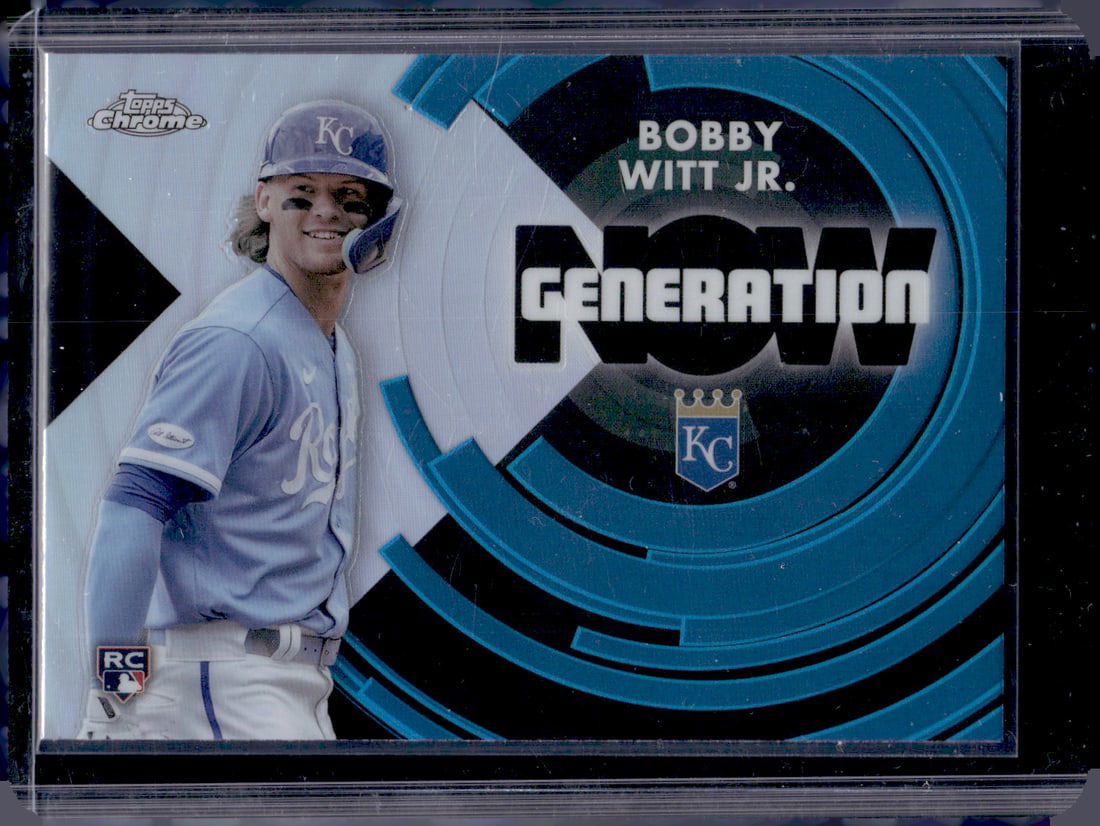 Bobby Witt Jr. Rookie Card Generation Now 2022 Topps Chrome #GNC-23 Royals (1 of 2)