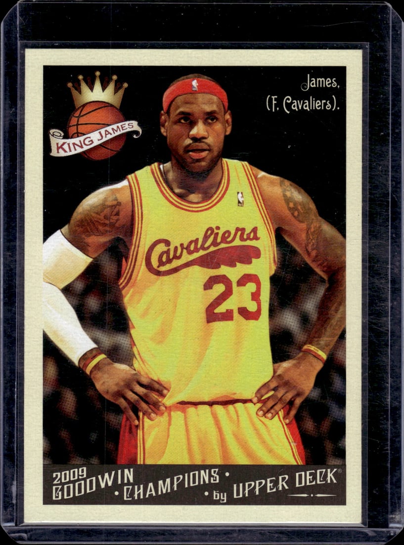 LeBron James 2009-10 Upper Deck Goodwin Champions #73 Cleveland Cavaliers (1 of 2)