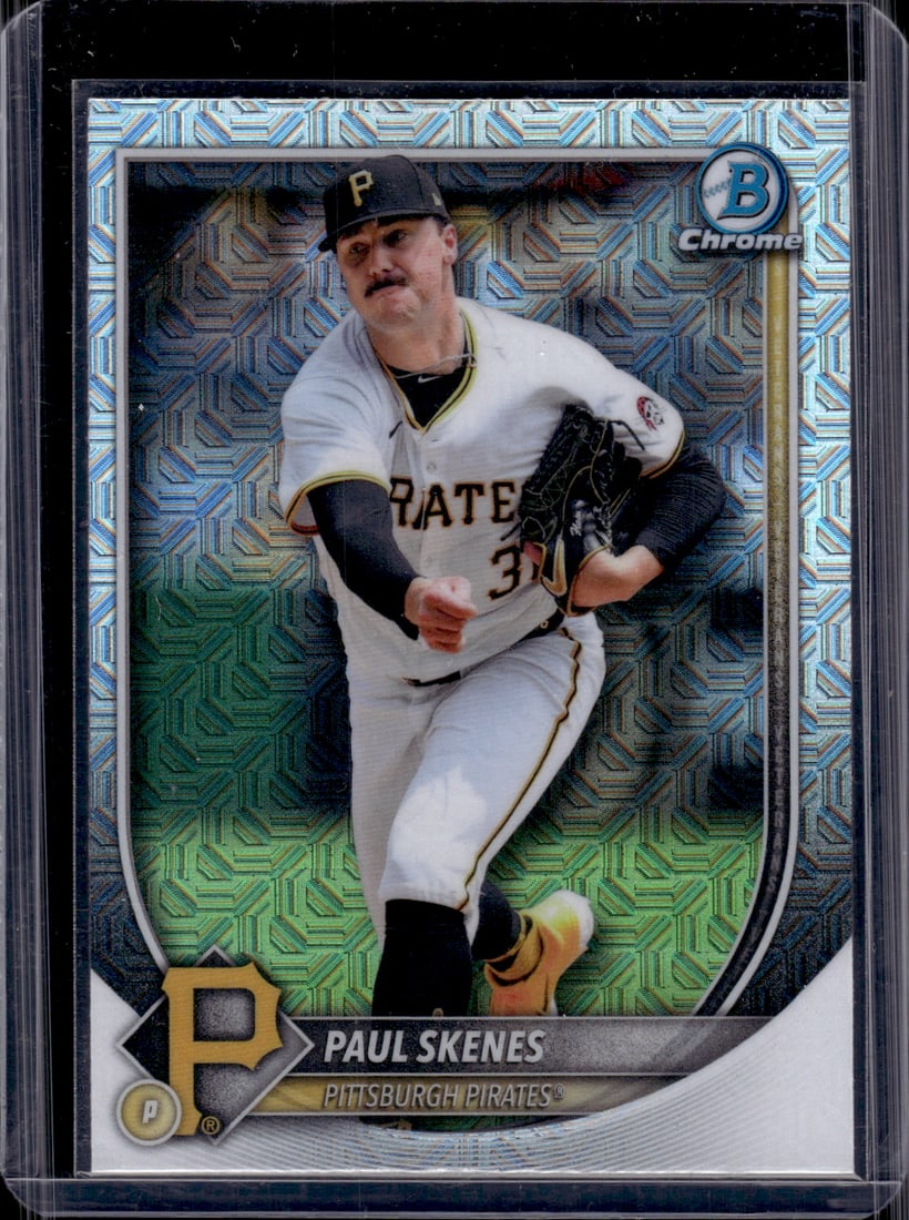 Paul Skenes Mojo Refractor 2025 Bowman Chrome #30 Pittsburgh Pirates (1 of 2)