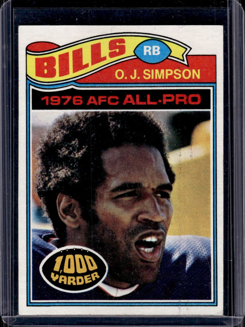 Oj Simpson 1977 Topps #100 Buffalo Bills (1 of 2)