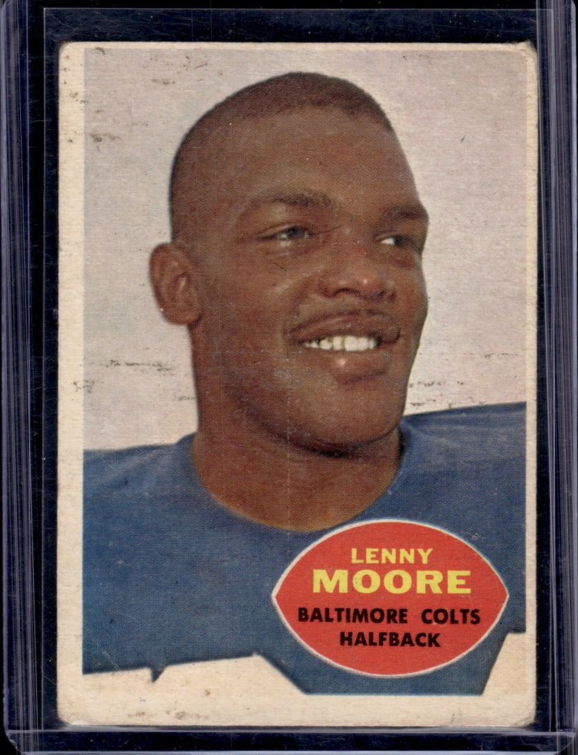Lenny Moore 1960 Topps #3 Baltimore Colts Vintage Football Card (1 of 2)
