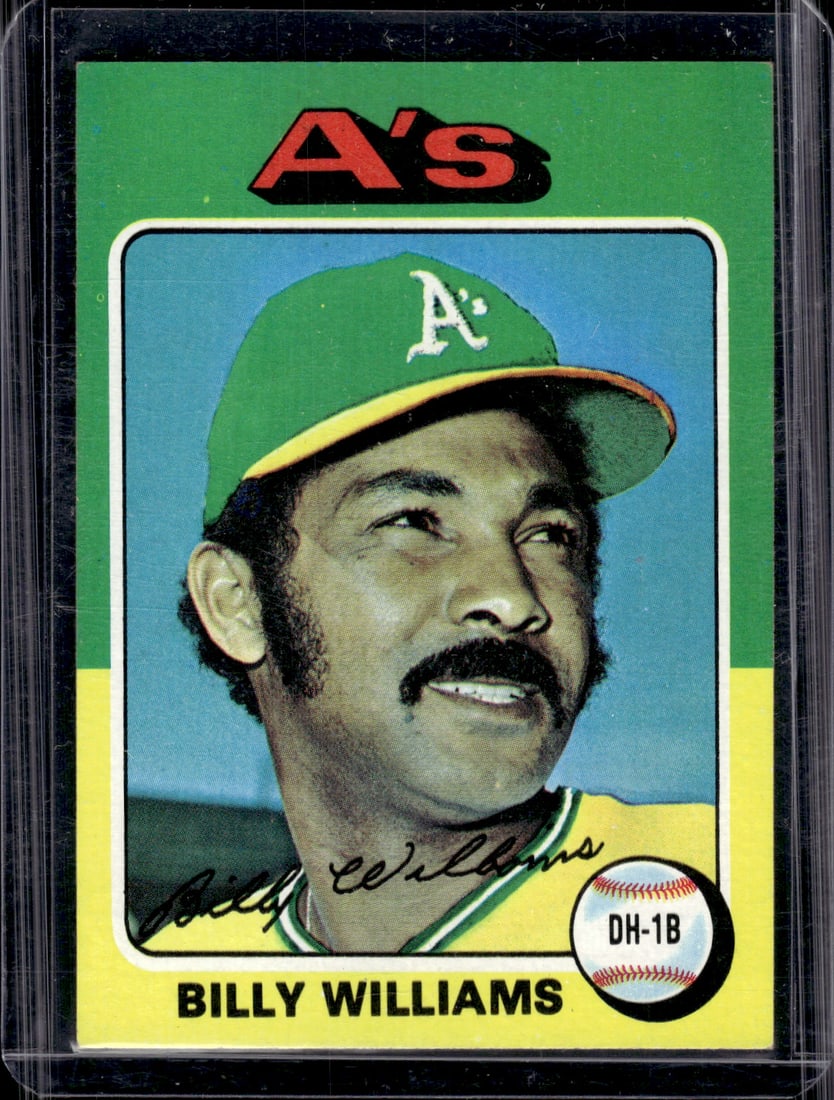 Billy Williams 1975 Topps #545 Oakland A's Vintage Baseball Card (1 of 2)