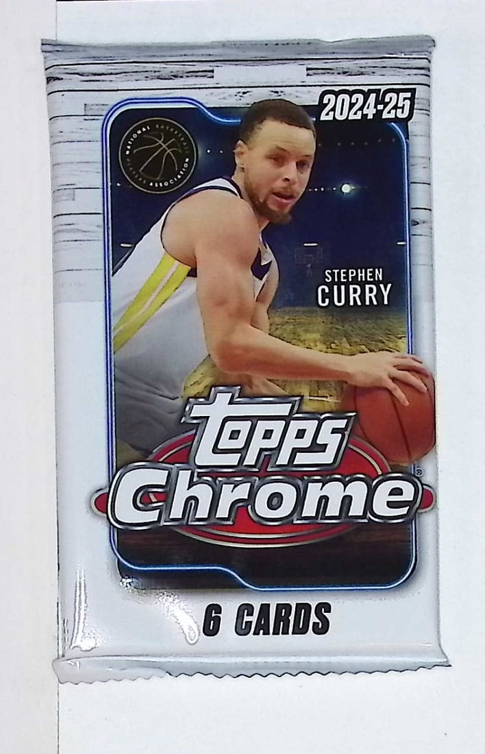 2024 Topps Chrome Basketball Cards MEGA BOX PACK (1 of 1)