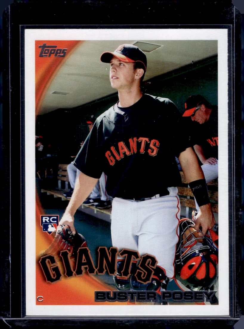 Buster Posey Rookie Card 2010 Topps #2 San Francisco Giants (1 of 2)