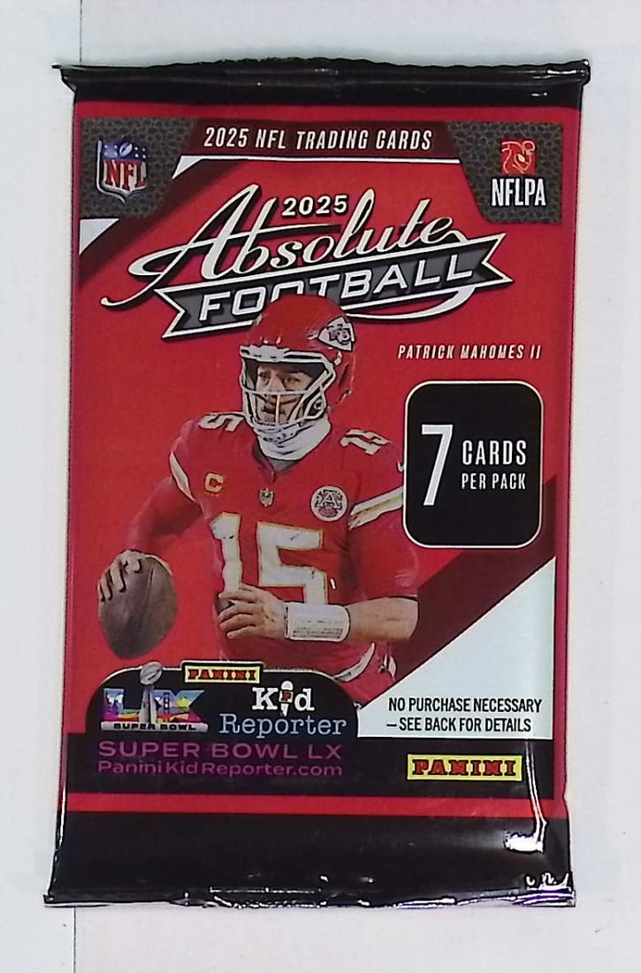2025 Panini Absolute Football MEGA BOX PACK- RC: Jaxson Dart, Emeka Egbuka (1 of 1)