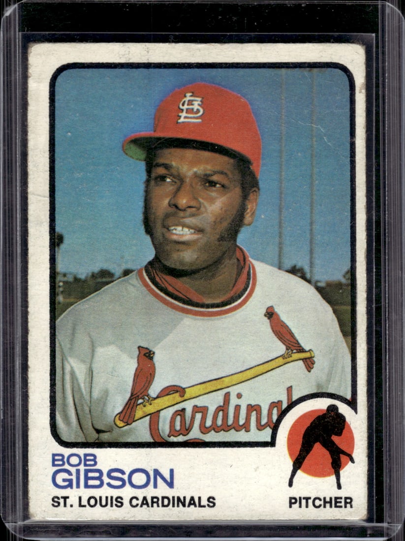 Bob Gibson 1973 Topps #190 St. Louis Cardinals VIntage Baseball Card (1 of 2)