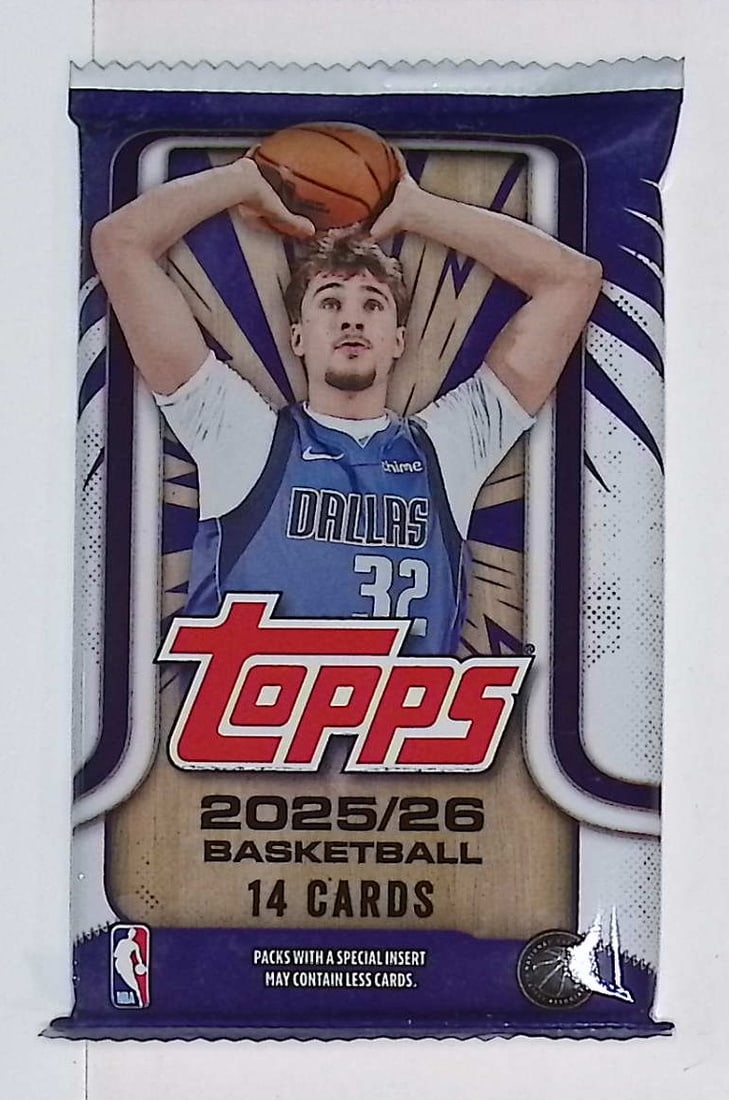 2025-26 Topps Basketball Card MEGA BOX PACK - RC'S: Cooper Flagg, Kon Kneuppel, VJ Edgecombe (1 of 1)