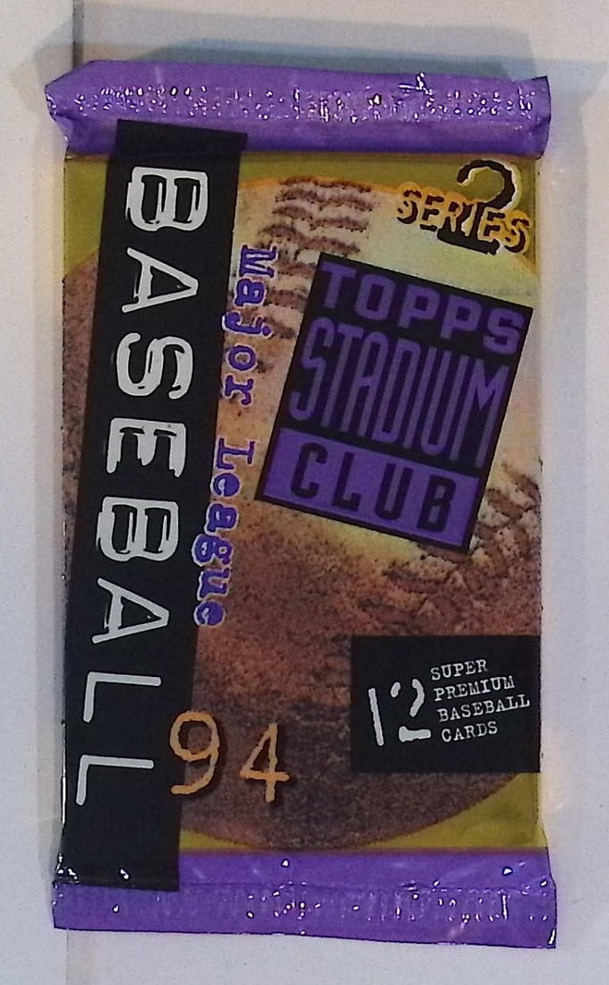 1994 Topps Stadium Club Series 2 Vintage Baseball Retail Box Wax Pack (1 of 1)