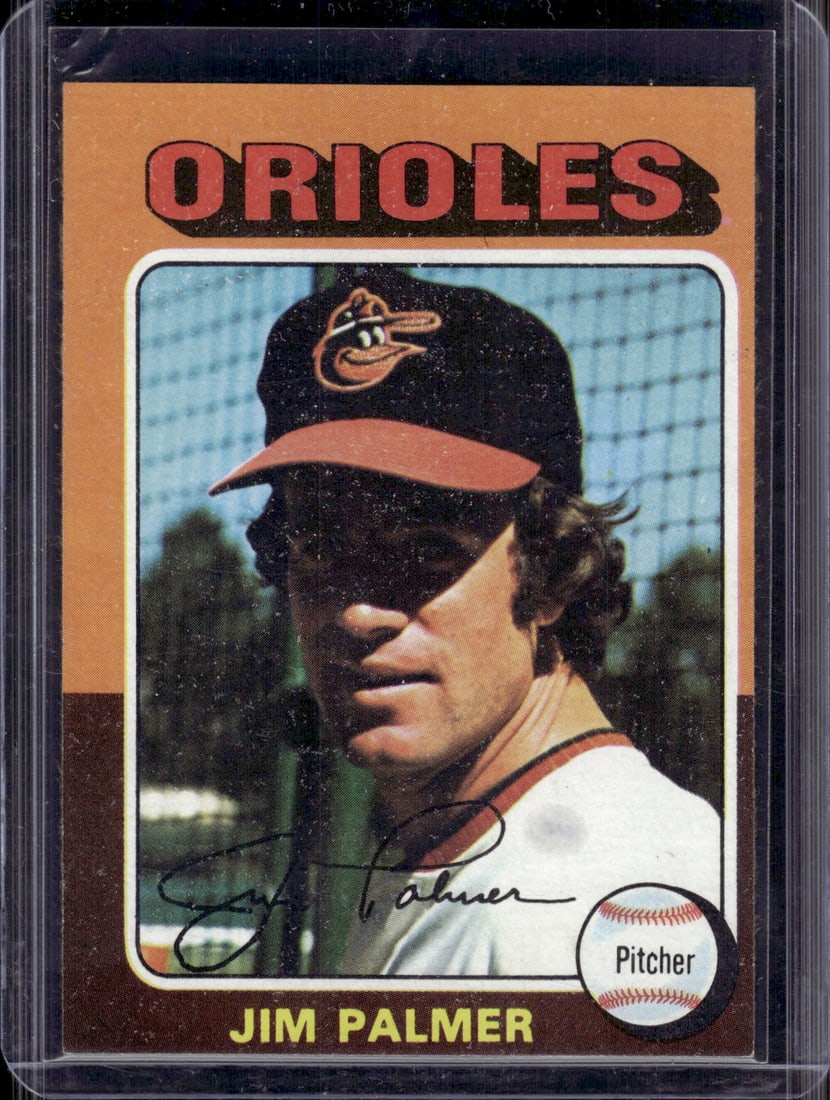Jim Palmer 1975 Topps #335 Orioles Vintage Baseball Card (1 of 2)