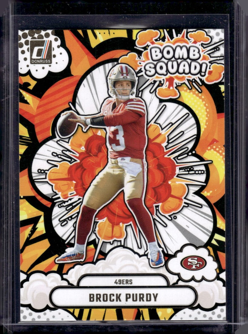 Brock Purdy Bomb Squad 2025 Donruss #BS-BPY San Francisco 49ers (1 of 2)