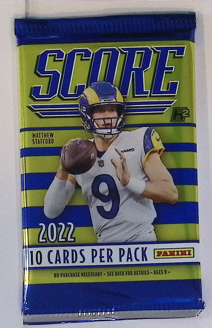 2022 Panini Score Football H2 Box Pack Sports Card Rookie NFL Trading Cards: Score Football NFL Trading & Sports Cards, Rookie Cards in this Set are Ja'Marr Chase, Amon Ra-St. Bown, Trevor Lawrence, Sports Cards for Sale Near Me, Auction Lots for Sale on Line