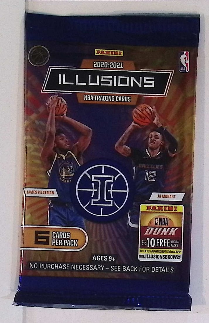 2020-21 Panini Illusions Basketball Blaster Box Packs Rookies: Lamelo Ball, Anthony Edwards, Tyrese: Rookies: Tyrese Haliburton, Tyrese Maxey, Lamelo Ball, Anthony Edwards, Onyeka Okongwu, Immanuel Quickley. Panini Illusions Basketball NBA Trading & Sports Cards, Sports Cards for Sale Near Me, Auctio