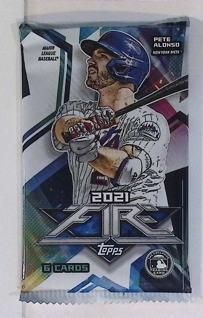 2021 Topps Fire Baseball BLASTER BOX PACK (1 of 1)