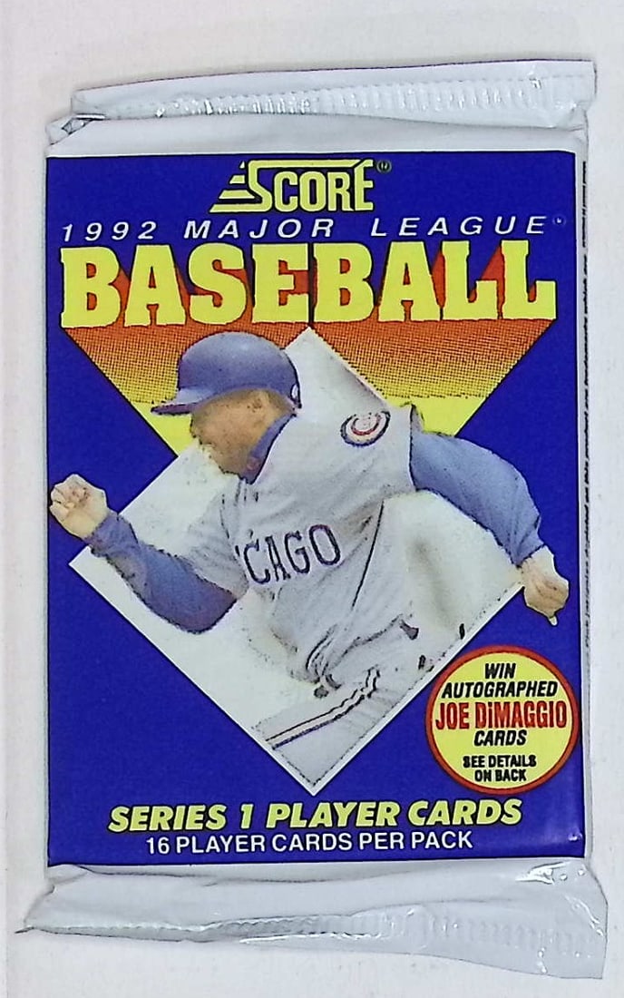 1992 Score Series 1 Vintage Baseball Cards Retail Box Pack, Sports Cards (1 of 1)