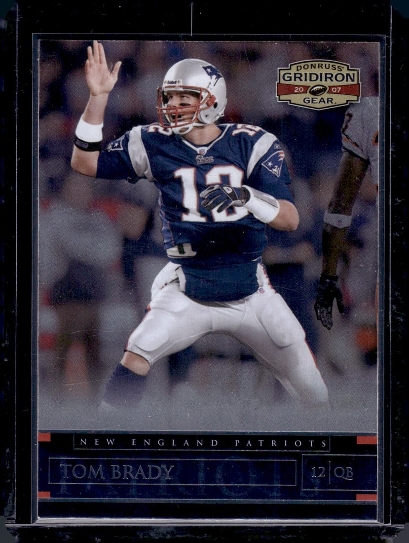 Tom Brady 2007 Donruss Gridiron Gear ##57 New England Patriots (1 of 2)