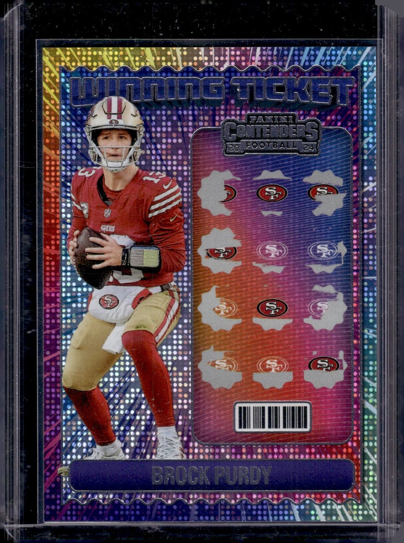 Brock Purdy Winning Ticket 2024 Contenders #2 San Francisco 49ers (1 of 2)